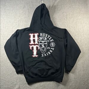 Hustle & Thrive Black Hoodie